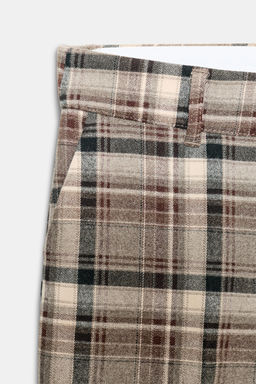 CHECKED TROUSERS - Zara фото 9