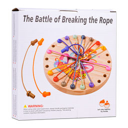 Игра развивающая "Развяжи шнурок"