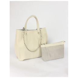 Сумка женская натуральная кожа GU 165-7706, 2в 1, 1отдел, молочный SALE 255953 - Adelia фото 6