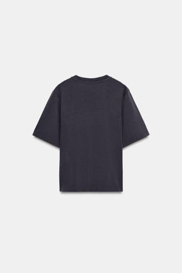 CAMISETA ENTALLADA ALGOD?N / Azul - Zara фото 6