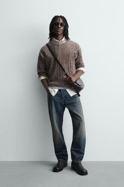 ABSTRACT JACQUARD JUMPER - Zara фото 9