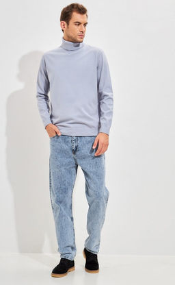 Водолазка мужская F321-15318 голубая - Fine joyce фото 8