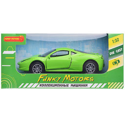 Зеленая инерционная машинка Универсал die-cast,1:32, открывающиеся двери