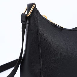 Сумка-багет на молнии, цвет чёрный - Simaland фото 4