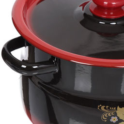 ЭМ_Кастрюля 8,0 л груш. РЯБИНА ЧЕРНАЯ арт С1920.38, С1920.3Р СибТ/ОБКЛ