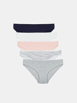 ?izgili Bikini K?lot 5li