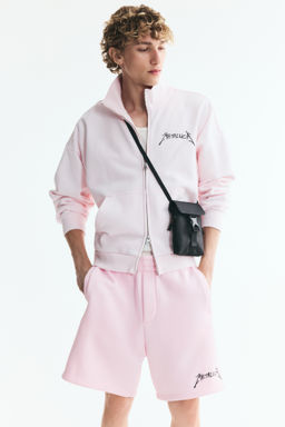 Pantal?n corto en sudadera Relaxed Fit - H&m фото 3