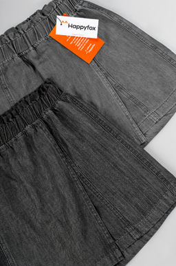 Джинсовая юбка-шорты для девочки Happyfox - Happy fox фото 8