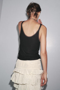 TULLE COMBINATION T-SHIRT - Zara фото 3