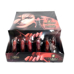 Parisa Помада д/губ с пробником L-06 C (36 шт) Микс 37,38,39,40,41,44,45,53,54,55,56,57, тон