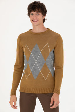 U. S. Polo Assn Мужской легкий свитер цвета хаки - U.s. polo assn фото 18