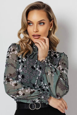 Блузка женская 7059/19/Оливковый