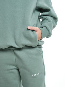 Спортивный костюм с начесом для девочки подростковый 22-1212 мятный - Mini maxi фото 10