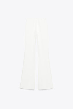 CREPE FLARE TROUSERS - Zara фото 6