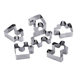 Форма для выпечки из нержавеющей стали Easy набор 6 штук Пазл, Regent (Китай) - Домашняя мода фото 2