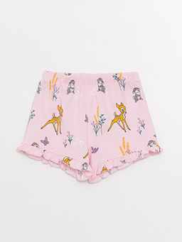 Kare Yaka Bambi Bask?l? K?z Bebek Pijama Tak?m? - Waikiki фото 3