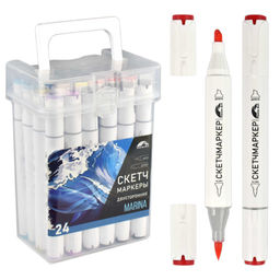 Набор скетчмаркеров двусторонних арт. 65496