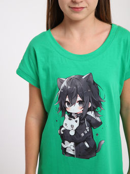 Туника "Малышка" зеленый