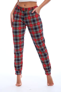 Брюки пижамные женские в клетку