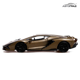 Машина металлическая LAMBORGHINI Sian FKP 37, 1:32, открываются двери, инерция, цвет зелёный - Автоград фото 6