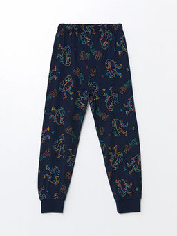 Bisiklet Yaka Bask?l? Uzun Kollu Erkek ?ocuk Pijama Tak?m? - Waikiki фото 3