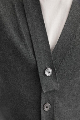 ASYMMETRIC NECKLINE CARDIGAN - Zara фото 6