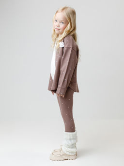 КР 4074/капучино 1312 Н087 к662 брюки (лосины) для дев