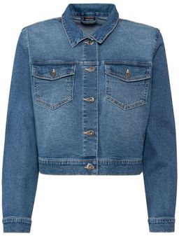 Короткая женская джинсовая куртка ESMARA  фото 2