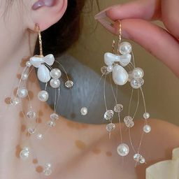 Серьги длинные на крючках арт. 13 1226 (id 266342)