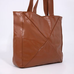 Сумка-шопер на магните, цвет коричневый - Simaland фото 3