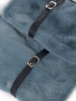 Перчатки жен флис LB-CP-145 blue