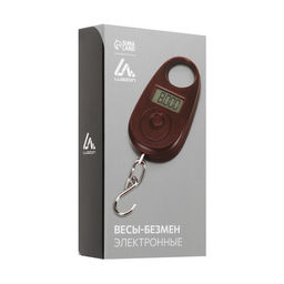 Весы-безмен Luazon LVU-01, электронные, до 25 кг, точность до 5 г, подсветка, коричневые - Luazon home фото 17