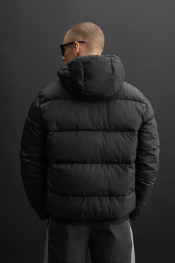 HOODED PUFFER JACKET - Zara фото 12