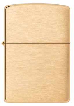 Зажигалка ZIPPO с покрытием матовая латунь | Brushed Brass 204B  фото 2