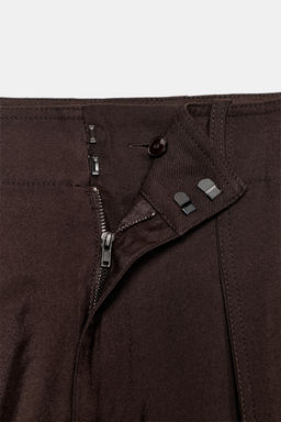 ZW COLLECTION CARROT TROUSERS WITH BUCKLE - Zara фото 9