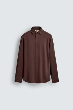 RELAXED FIT 100% SILK SHIRT LIMITED EDITION - Zara фото 7