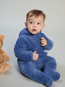 Kap??onlu Erkek Bebek Pel?? Tulum