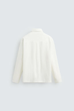 STRIPED TEXTURED SHIRT - Zara фото 18