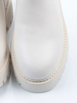 04-PAT17-2Z MILK Ботинки зимние женские (натуральная кожа, 100% шерсть)