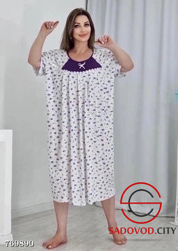 Ночнушка женская в цветочек - Bruno фото 8