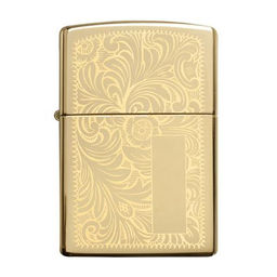 Зажигалка ZIPPO Венецианская с покрытием Глянцевая латунь | Venetian® High Polish Brass 352B