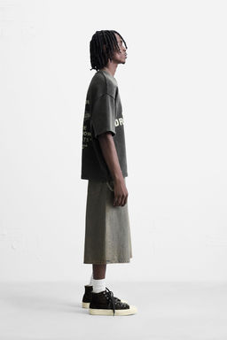 WASHED GRAPHIC PRINT SWEATSHIRT - Zara фото 4