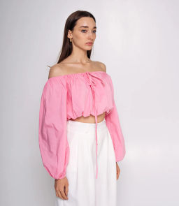 Блуза #БШ2299, розовый