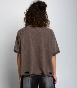 Футболка #КТ01537, коричневый - Dommod фото 3