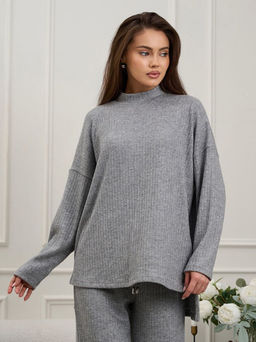 Лонгслив J.587 серый