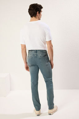 TRENDYOL MAN Indigo Esnek Kumas Skinny Dar Kesim Jeans TMNAW20JE0434 - Trendyolmilla фото 5