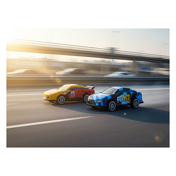 Набор машин "Супер-гонщики" металл, в коробке