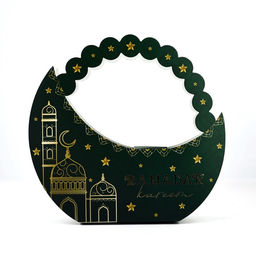 Коробка подарочная на Рамадан, Ramadan kareem, тиснение, 23×21×5 см