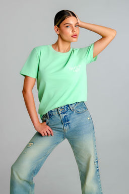 Арт. 3174 Футболка женская 44-52 (5 шт) Цвет:салатовый - Калинка фото 7