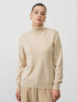 Водолазка из кашемира 5040 бежевая